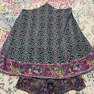 Free People Dress and Shorts set